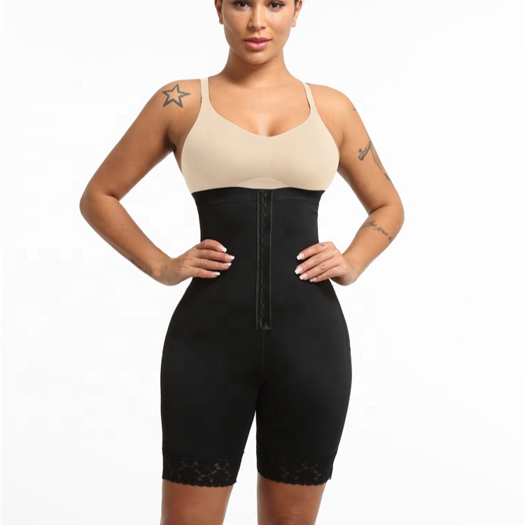 Черный боди по контролю живота Full Body Shaper женское корректирующее белье для женщин, женская обувь