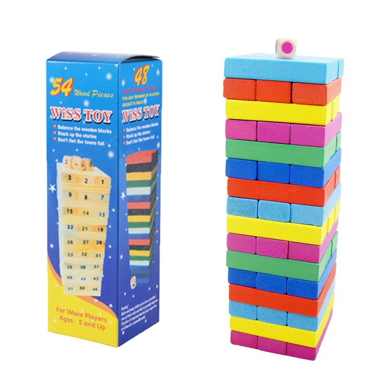 The Fine Quality Education Toy Custom Party Toy Number Wooden Classic Big Blocks