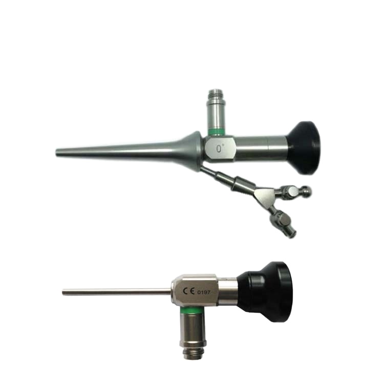 Нержавеющая сталь Оптический жесткий многоразовый 2,7 мм ухо otoscope