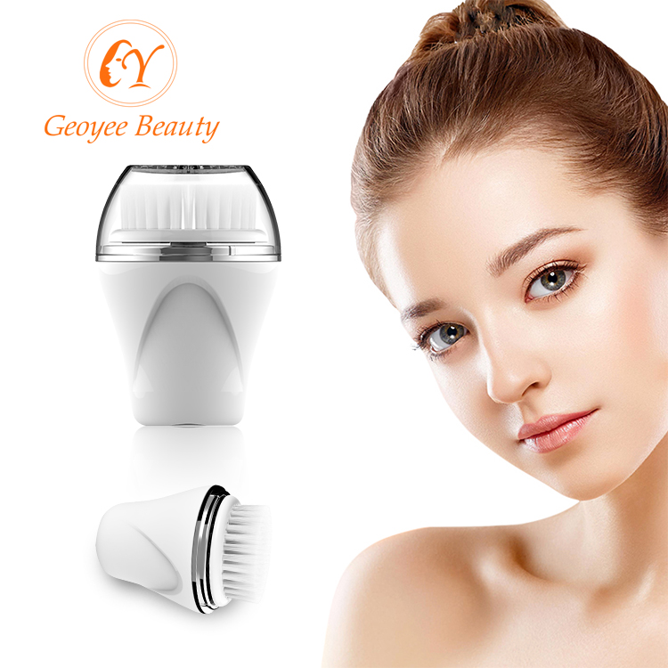 Custom High Quality Exfoliating Sonic Egg Vibrating Electric Face Brush Cleanser Face Brush Face Cleaning Brush