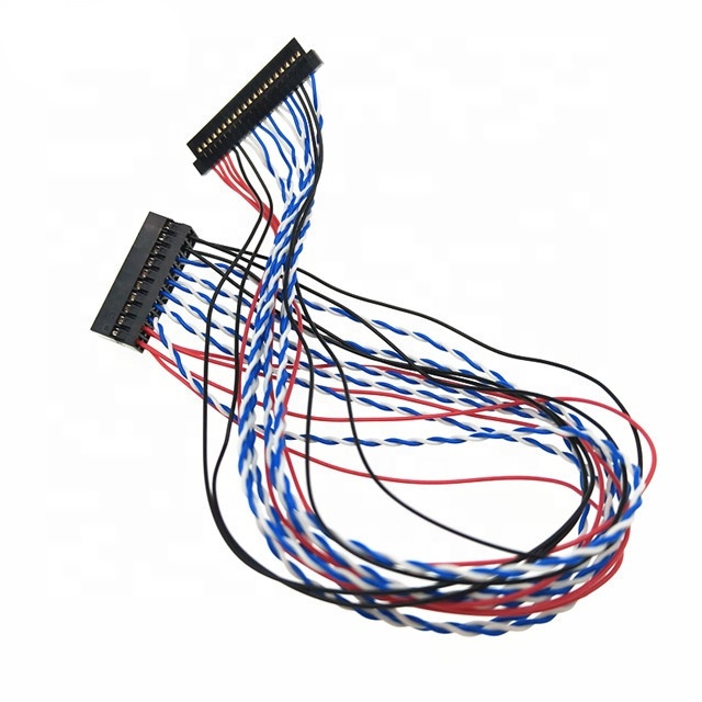 20pin JAE FI-20S для Dupont BLD2-20 2 мм Шаг 2 ряда 2*10p пар 1571 28awg lvds кабель