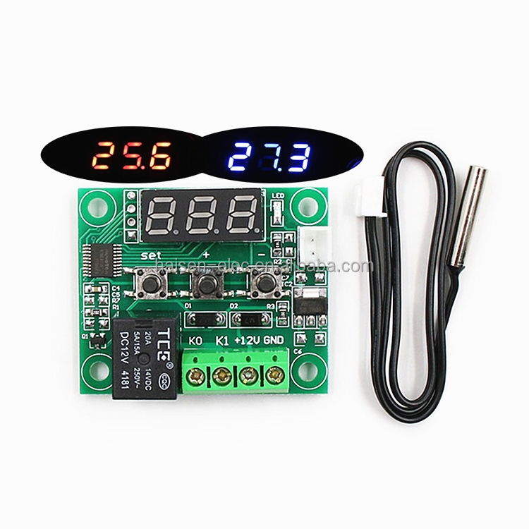 w1209 DC 12V Digital Cool/Heat Temp thermostat thermometer w1209 automatic temperature controller case