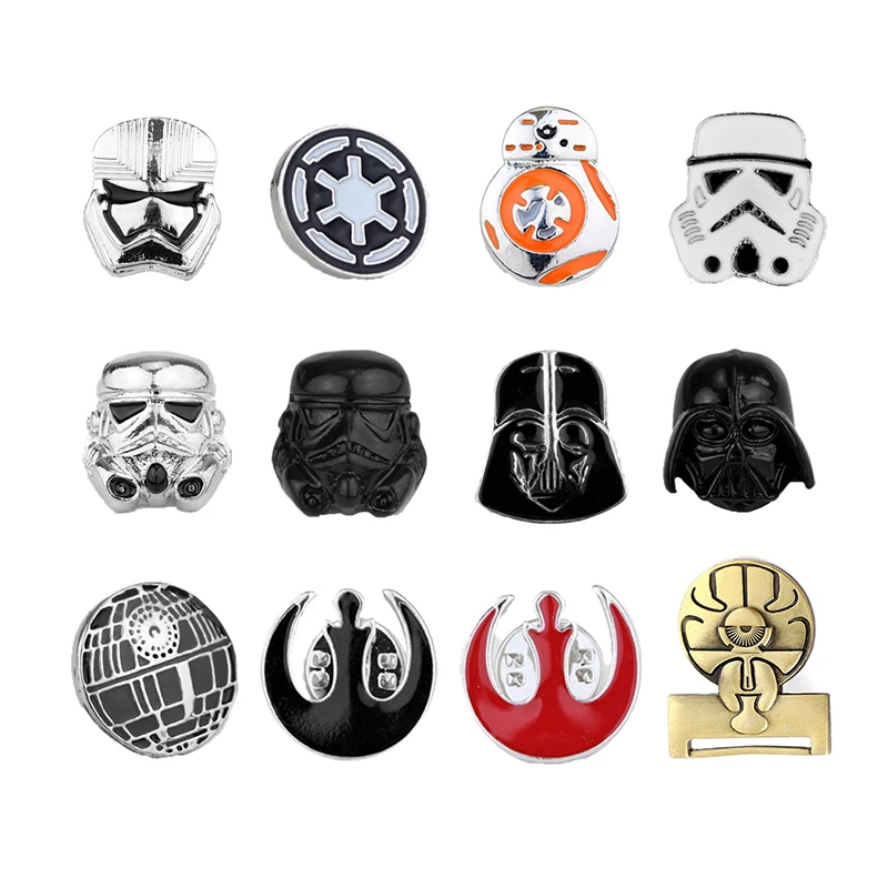 Movie Wars Star Robot Stormtrooper Helmet Brooch Pins