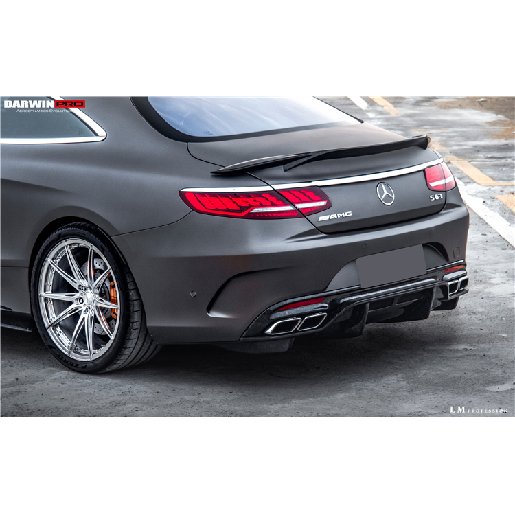 УГЛЕРОДНЫЙ спойлер для багажника Carbonado RT Style для Mercedes S63 s65 AMG c217 coupe