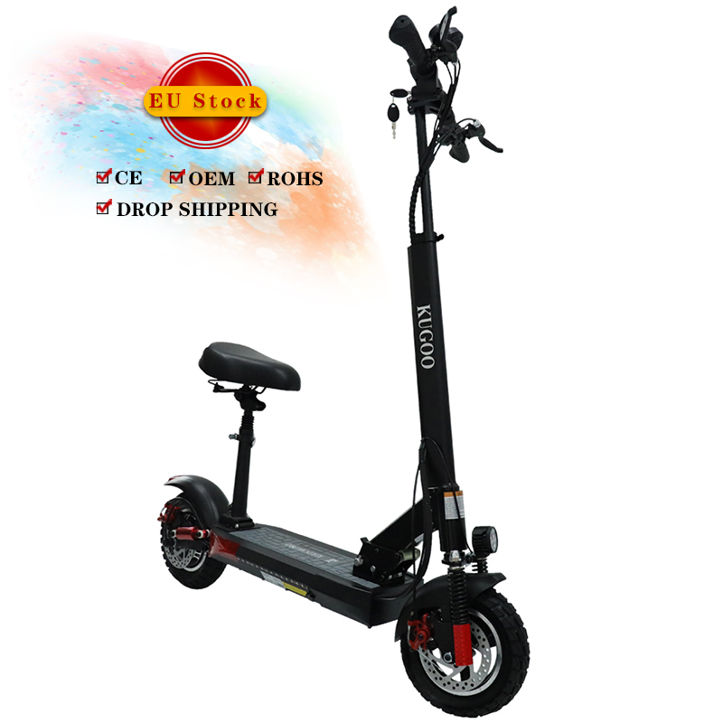 Kugoo kirin m4 pro eu warehous 10" Off-road Tires 500W brushless motor 48V kugoo electric scooter