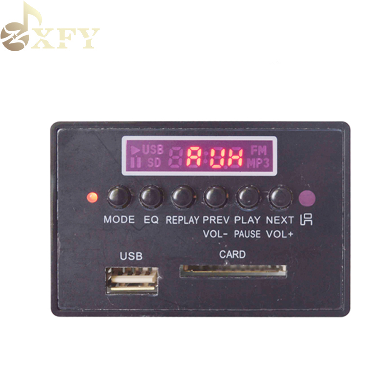 XFY MP3 decoder board for amplifier board trolley speaker OEM ODM has been accept usb radio mp3 decoder board