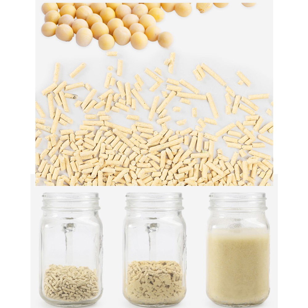 Amazon hot sale natural plant clumping cat litter toilet flushable cat litter tofu bulk