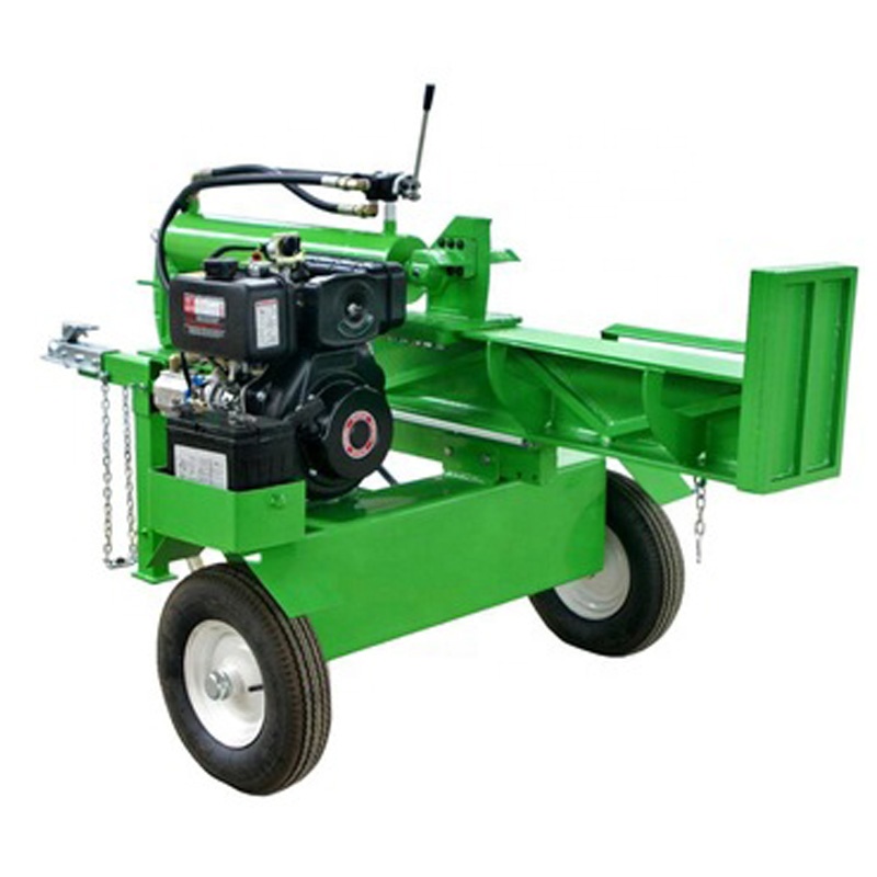 40-50 Ton New CE Gasoline firewood processor / log splitter / wood cutter