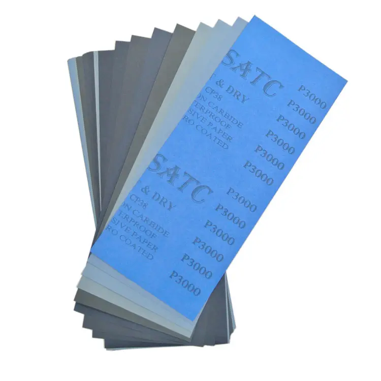 SATC 3240pcs Sandpaper 400 to 3000 Grit Assortment 9*3.6 Inches Abrasive Paper, Set of 36 Sanding Paper Silicon Carbide in Stock