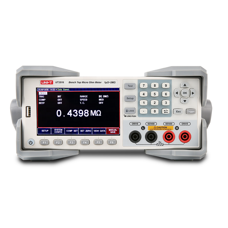 UNI-T UT3513 UT3516 микро ом метр Цифровой тестер сопротивления постоянного тока 1u-2M Ом миллиомметром Омметр микро сопротивлением тест