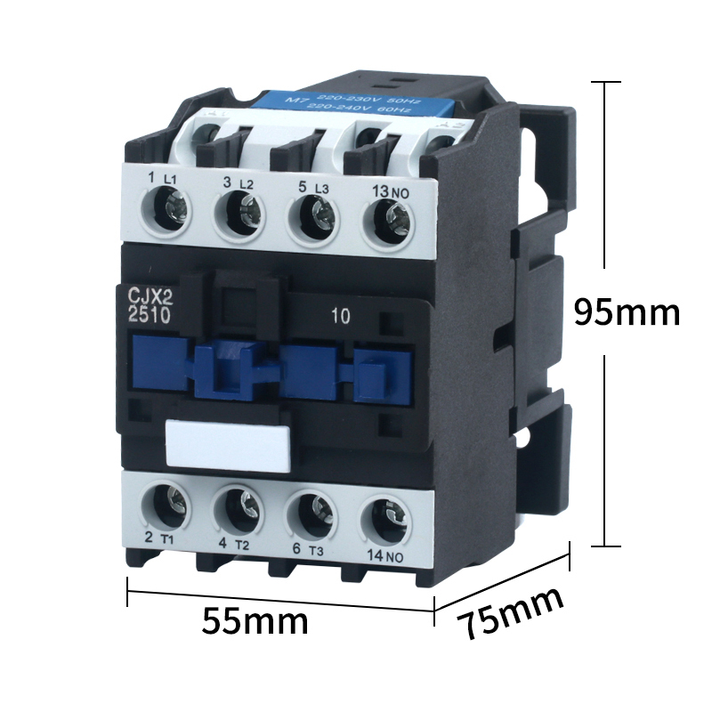CJX2-2510/CJX2-2501 серебряный контакт контактор переменного тока CJX2series-контактор переменного тока Kailan электрический 220V/380V