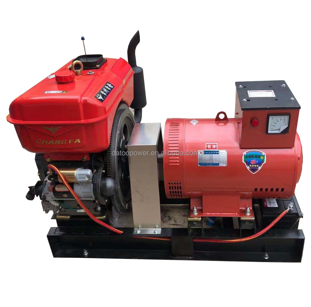 3 фазы Changfa 20Hp, приводимая в действие бензиновым двигателем, поднимающая груз весом дизель-генераторная установка
