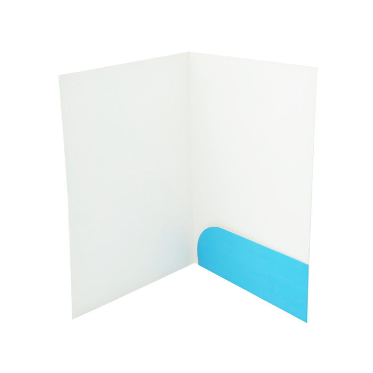 Wholesale Custom A4 Size Art Paper CMYK Printing File Folder for Business Card