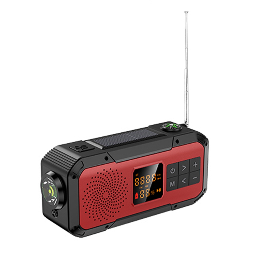Bluetooth-колонки с двойным гудком, портативные, AM, Fm, ручная работа, на солнечной батарее, водонепроницаемая, с компасом, внешний аккумулятор для использования вне помещения