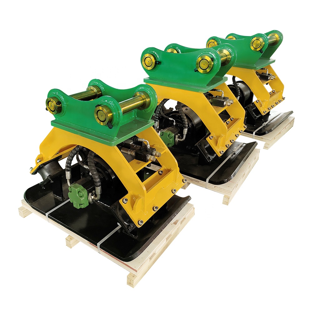 EC180C excavator hydraulic compactor plate for road construction