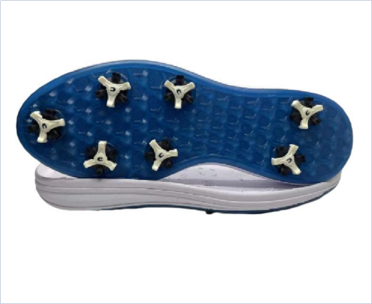2022 MD +TPU Material Sole For Leather Sports Shoes Men Professional Antislip Cricket Shoe Outsole With Spikes Golf Shoe Sole