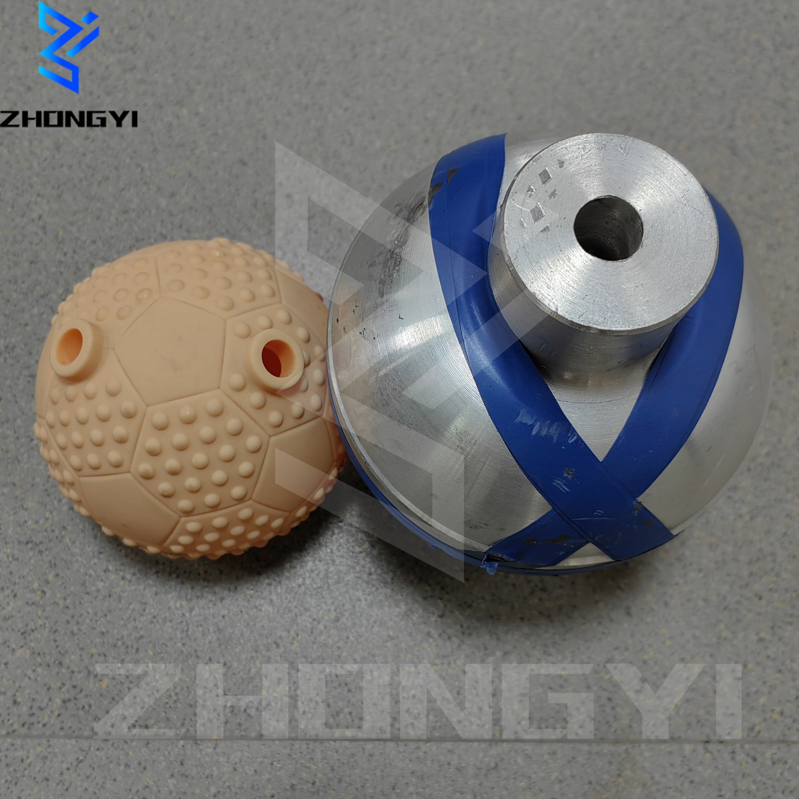 Soccer Rubber Gym Duck Rotational Moulding Pvc toy Ball Machine making