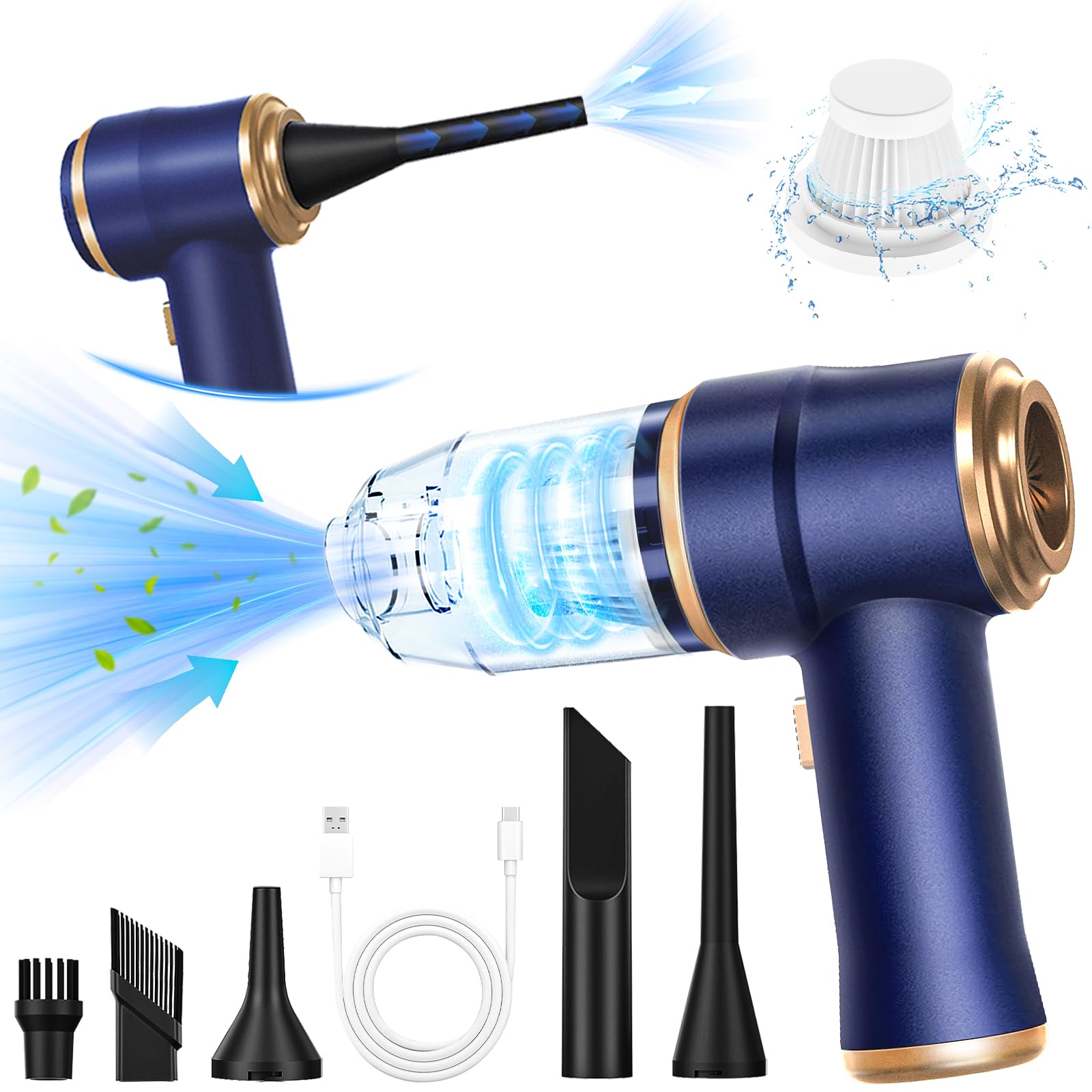 Portable 120w Super Suction Cordless Aspirateur HandHeld Brushless Motor Wireless Mini Car Vacuum Cleaner For Home Cleaning