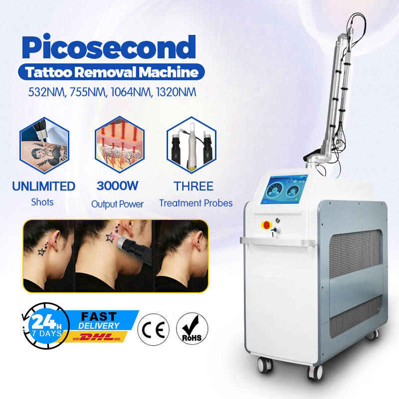 Perfactlaser Пико лазер для удаления татуировок q-switched лазер yag Лазерное удаление тату машина