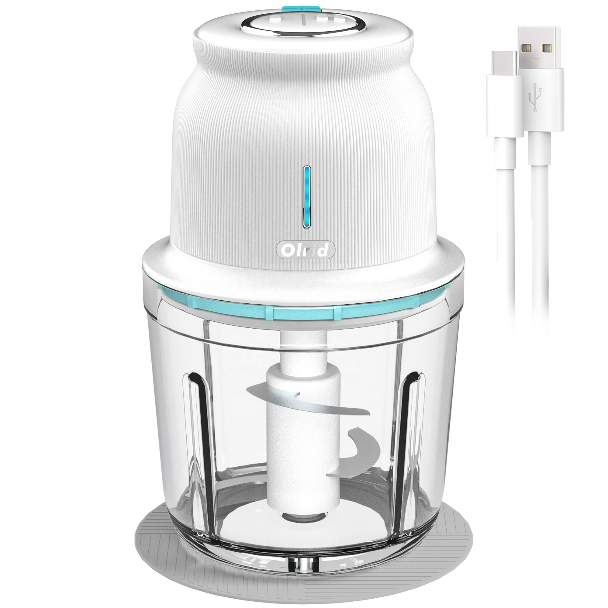 Manufacturer Direct Amazon Hot Battery Operated 600ML Portable Electric Chopper Mini Food Chopper