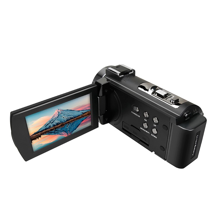 Видеокамера AE8 с 16-кратным зумом, видеокамера 4K, видеокамера 30 МП, поддержка Wi-Fi, Full HD 1080P, 15 кадров в секунду, сенсорный экран 3,0 дюйма, цифровая камера