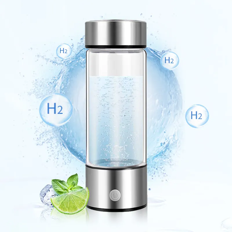 Portable H2 Hydrogen Rich Water Ionizer Maker Cup Hydrogen Water Generator Bottle