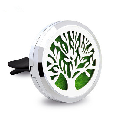 Car Aroma Essential Oil Air Freshener Diffuser Locket Car Air Freshener Vent Clip