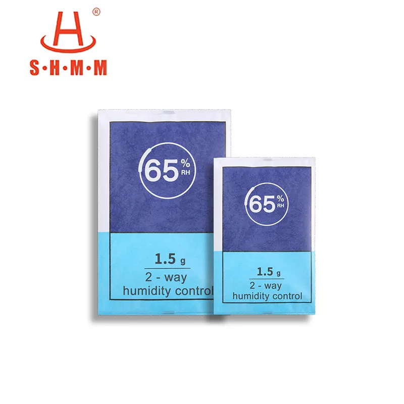RH65 % 1,5g Две 2-полосная волокна регулируя влажность в помещении, чемоданчик бумажный лист шт карточка влаги стабилизатор для сигарный табак для сигарет