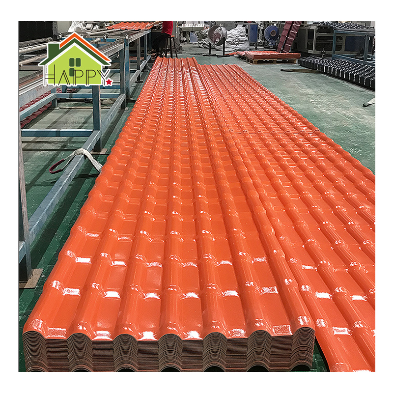 Insulation Tejas Tejas Plasticas Upvc Plastic De Plstico Pvc ASA PVC SPANISH Double Roman Tiles PVC ASA Coating Traditional