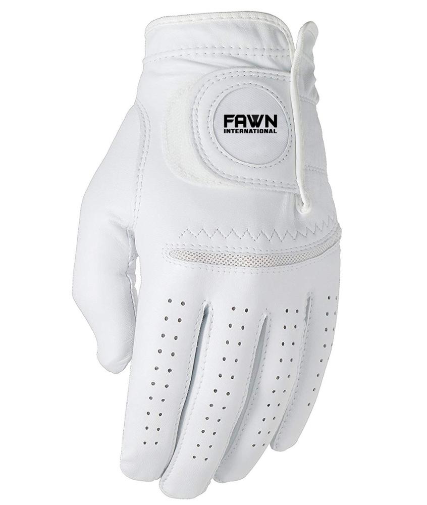FAWN Premium Cabretta мужские перчатки для гольфа из натуральной кожи левая, правая