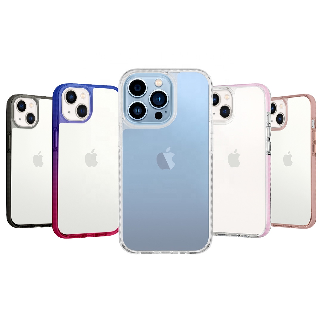 Новый Радужный ударопрочный чехол для телефона iPhone 11 Pro, ТПУ + ТПЭ резиновый бампер, задняя крышка мобильного телефона для iPhone13 Mini 12, прозрачный чехол