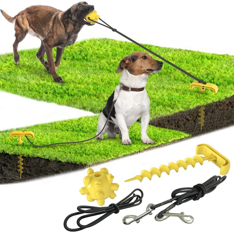 Wholesale Pet Dog Ground Nail Toy Supplies Durable Doggy Pull Training Toys Outdoor Dogs Fixed Pile Toys