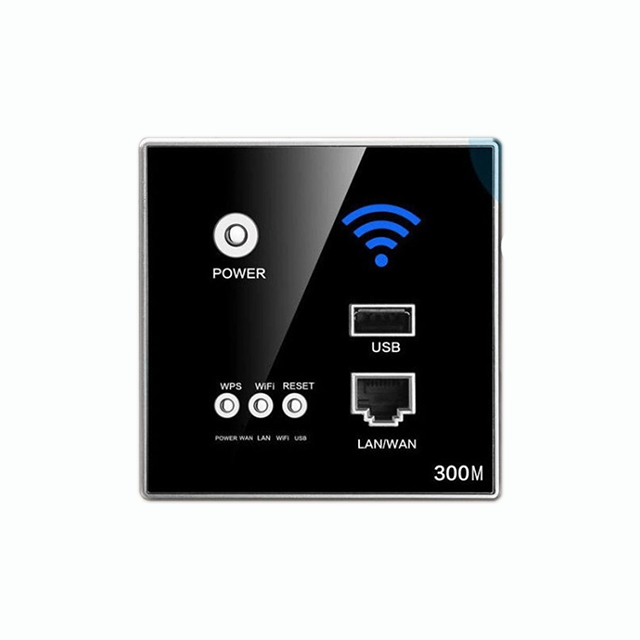 Настенный Беспроводной Wi-Fi роутер 86 типа 2,4G inwall 150 Мбит/с 300 Мбит/с