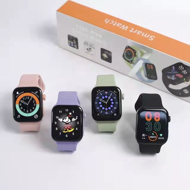 T100 Plus Serial 7 Smart Watch Bracelet Heart Rate Monitor IP67 Waterproof Sport Watch 7 T500+max N76 IWO7 W37 For IOS Android