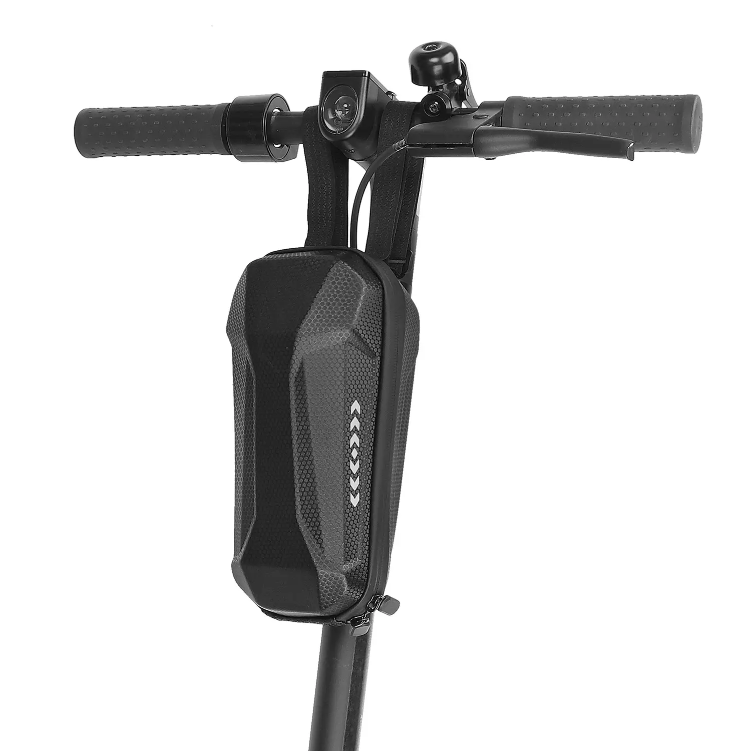 Маленький минимальный заказ RST, черный Органайзер из искусственной кожи на руль для хранения скутера, чехол из ЭВА, многофункциональная Передняя переноска для велосипеда и скутера