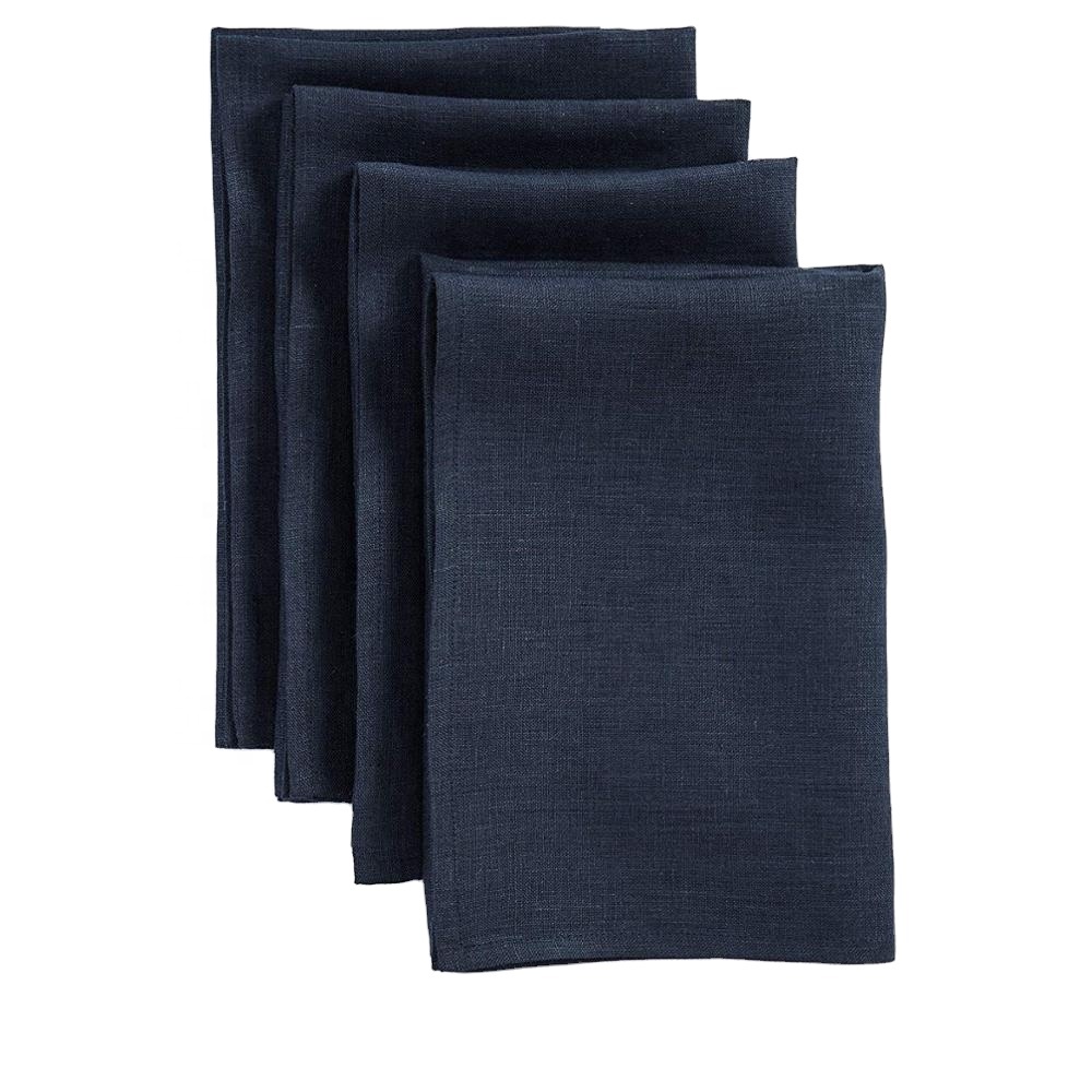Салфетка hemstitch, 100% льняная салфетка с каменным покрытием, салфетка для ужина