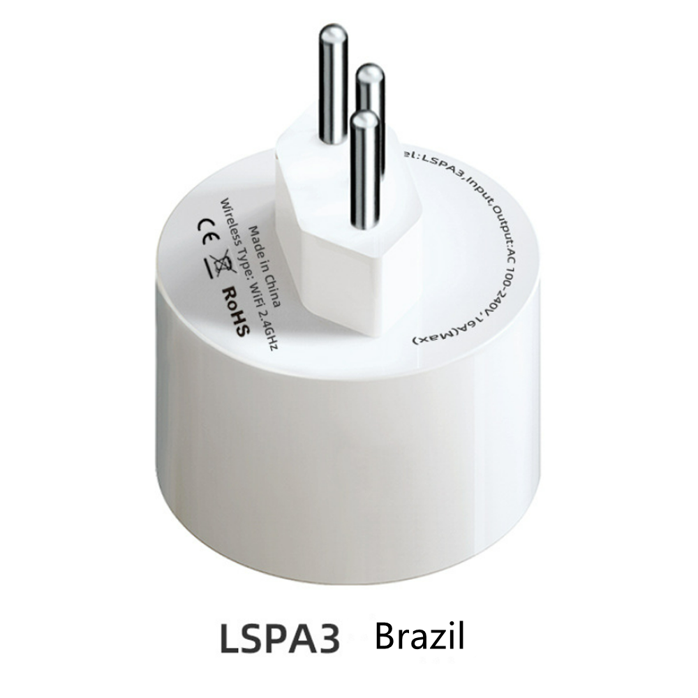 Smart Socket Brazil Wifi USB Smart Outlet Remote Control Power Plug Support Tuya Smart Life APP and control by Alexa Google Home