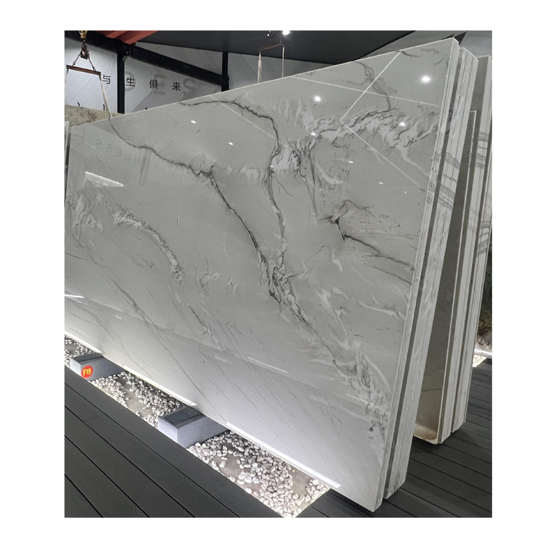 Luxury Natural Stone Brazilian Le Mont Blanc Quartzite Slab Modern Design Polished Brazil For Hotels Project