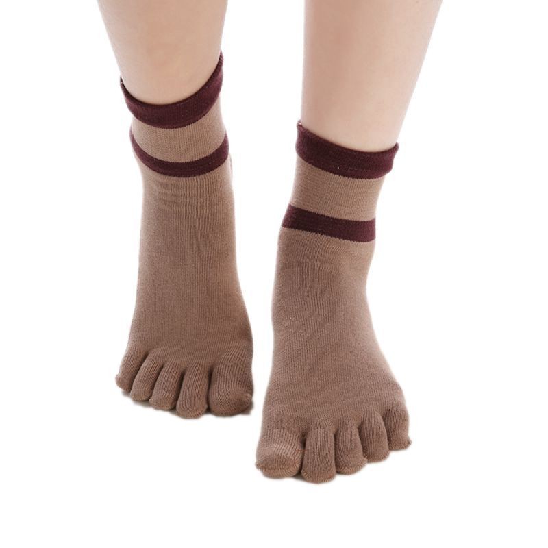 Women Toe Socks 5 Finger Cotton Athletic