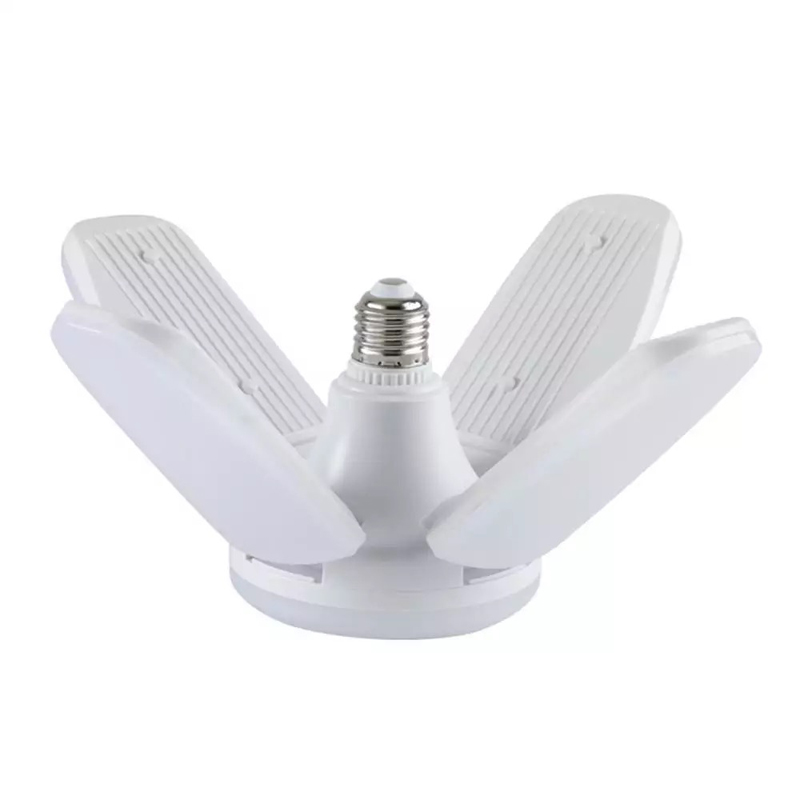 2 Pack Deformable Led Garage Ceiling Light Dimable 60W 6000LM hexagon garage light