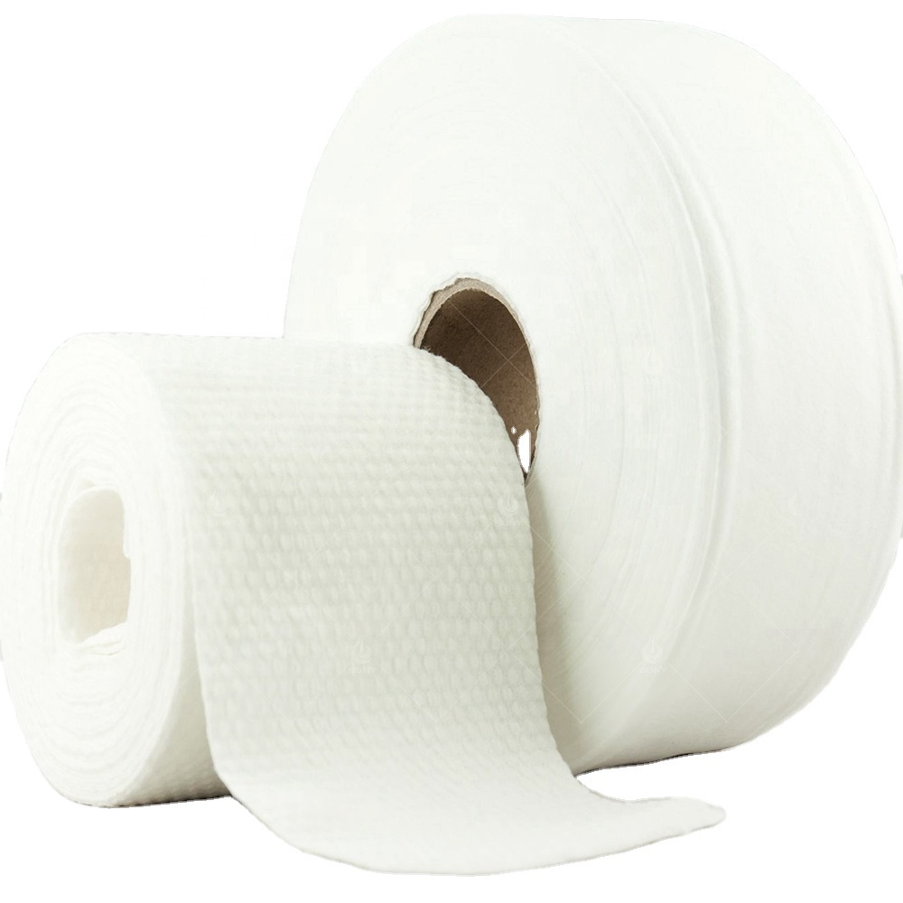 Good Quality Raw Material Bamboo Fiber Spunlace Nonwoven Fabric on Tissues Making