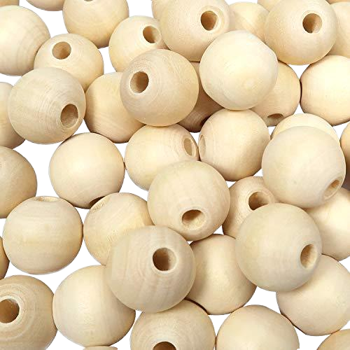 Wooden Beads Custom Set of 500 Wooden for Jewelry Making Natural Round Unfinished Wholesale 10mm 12mm 14mm 18mm 20mm wood beads