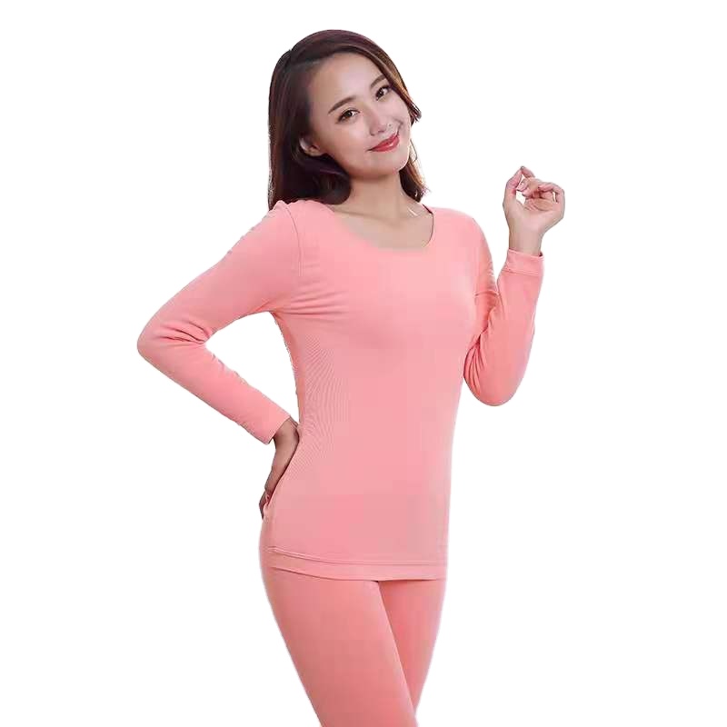 thermal heated Warm underwear made of fleece and thick underwear set long johns thermal underwear heated clothing