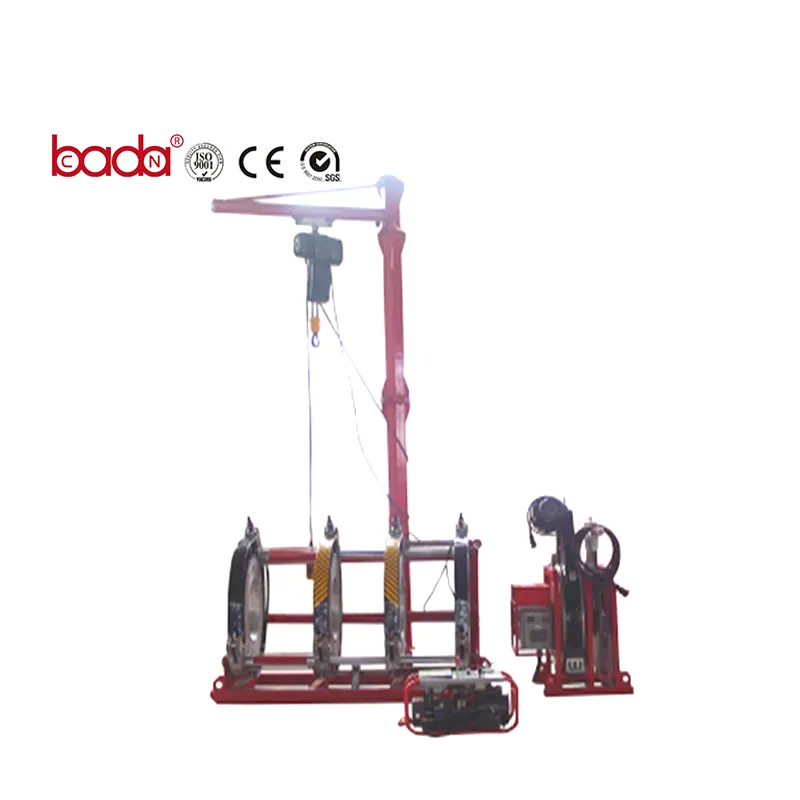 BADA brand SHBD800 tube welders water poly pipe welding machine