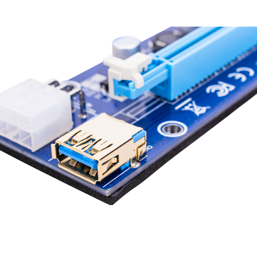 Высококачественный PCI Express адаптер Pcie Riser Ver 009s Pcie 1x до 16x Ver 009 расширитель карты