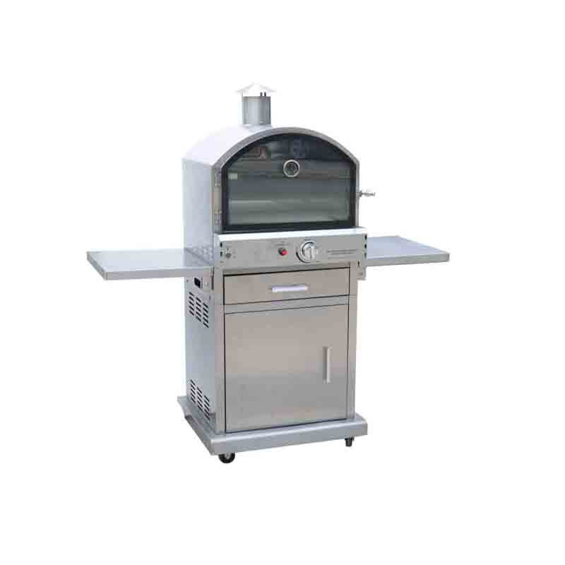 Garden stainless-steel pizza grill outdoor kitchen cabinet gas pizza oven