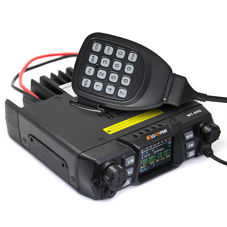 100W Ecome MT-690 Профессиональный ультра компактный VHF ham Мобильный автомобиль cb радио