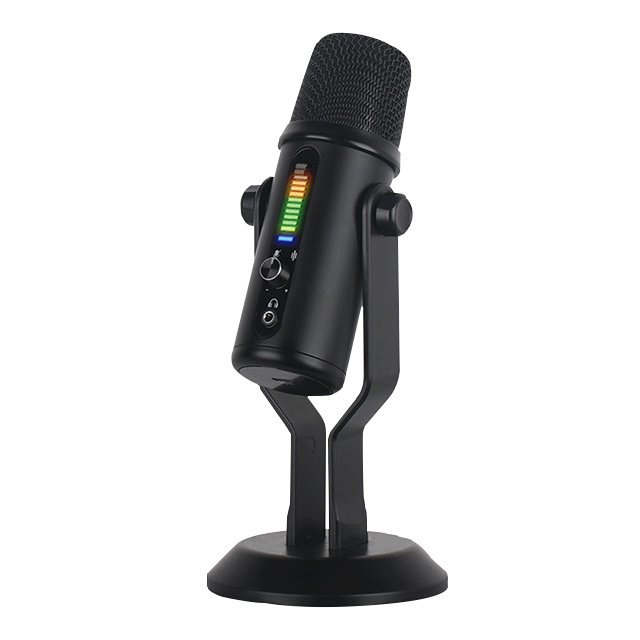 Купить Usb проводной ПК запись Rgb Студия Радио динамический ноутбук компьютер Прямая трансляция Подкаст музыка студия профессиональный конденсаторный микрофон