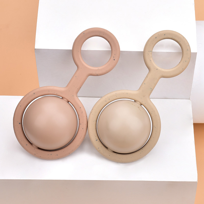 Hot Sale Smart Silicone Toy Baby Rattle Bed Bell Gift Toys for Kids