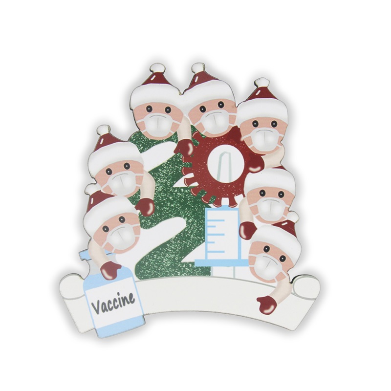 Custom Christmas Interior Refrigerator Decorated With Wooden Crafts Christmas Souvenir Fridge Magnets